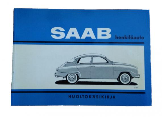 Vuoden 1964 Saabin sininen ohjekirja